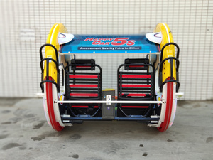 สนามเด็กเล่นกลางแจ้ง360องศาอิเล็กทรอนิกส์Happy Car 5S Swingเกม | สวนสนุกArcade Kiddle Rideสำหรับขาย - Product Image 4