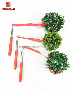 USA Hot Bán cho giáng sinh trang trí Nhựa Cây tầm gửi Telescopic xử lý Hôn Bóng - Product Image 2