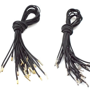 Etiqueta de tesoro de cuerda elástica, extremo de metal, tamaño personalizado - Product Image 2