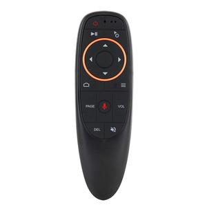 Popular teclado inalámbrico G10 de 2,4G teclado de ratón de voz remoto para Android tv box X96, T95Z, TX3, etc.
