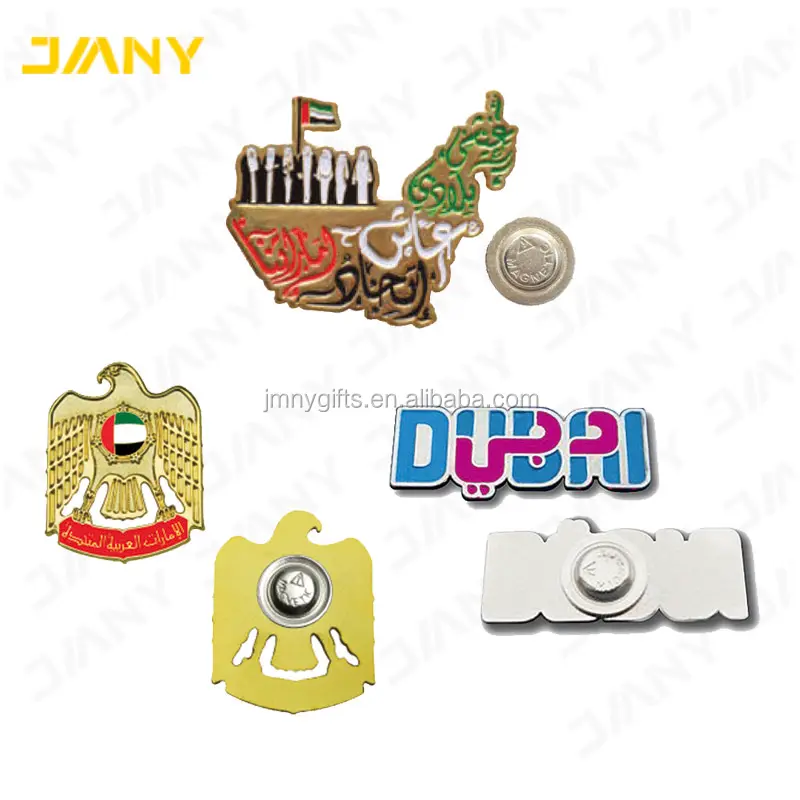 Promotional Gifts UAE National Day Flag Lapel Pin Badges