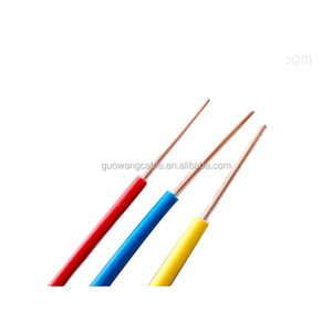 Yüksek Kalite 1.5/2.5/4mm <span class=keywords><strong>BV</strong></span> Katı Tip Kablo Tek Çekirdekli Elektrik Teli elektrik güç kablosu