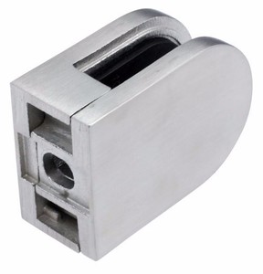 Moderni accessori per balaustra in vetro morsetti corrimano in acciaio inox per Villa ponte parete ringhiera del balcone finitura satinata - Product Image 3