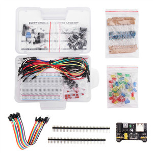 Kit di componenti elettronici con modulo di alimentazione resistore condensatore LED potenziometro kit per componenti elettronici Arduino - Product Image 6