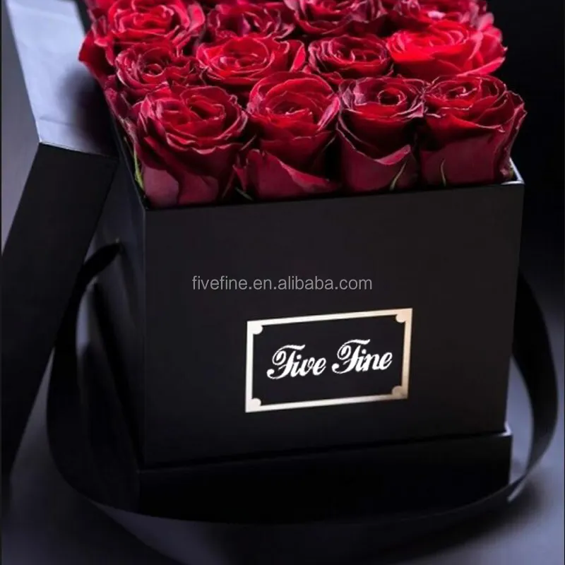 Cajas de cartón para regalos de San Valentín, rosas de cartón para arreglos florales, gran oferta