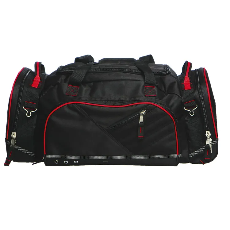 Дорожная Спортивная мужская сумка для хоккея, дешевая спортивная сумка черного и красного цвета