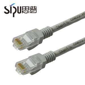 SIPU CAT6 Ethernet Netzwerk LAN Geschirmtes STP/UTP Patchkabel Kabel Rund CCA Cat 8 Kabel rolle PVC 550MHz RJ45 Kostenlose Proben 3FT 1M