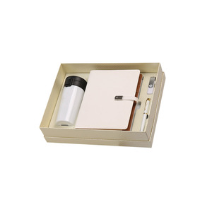 <span class=keywords><strong>Notebook</strong></span> stampato personalizzato prezzo all'ingrosso con Power Bank e chiavetta Usb