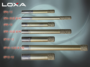 איכות מעולה אבן מכונת חריטת קאטר חיתוך אבן LOXA ואקום Brazed יהלומי כלי אבן גילוף Bits CNC נתב קצת