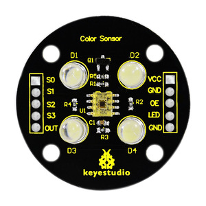 Keyestudio-Módulo de Sensor de reconocimiento de Color para Arduino microbit, TCS3200