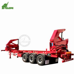 China New 3 Axles 40ft <strong>Side</strong> <strong>Load</strong> <strong>Container</strong> Hauler Trailer