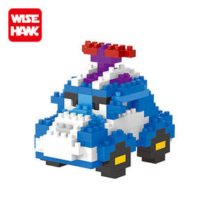 Plastik mini blok karikatür karakterler kore oyuncaklar çocuklar için - Product Image 2