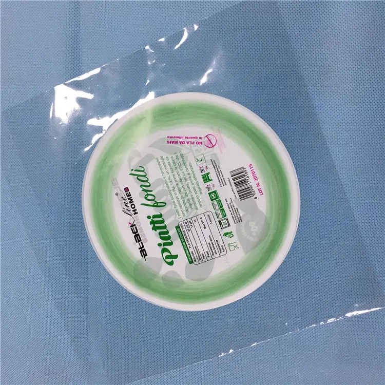 친환경 사용자 정의 인쇄 100% 생분해 성 비닐 봉투 접착 테이프 식품 가방