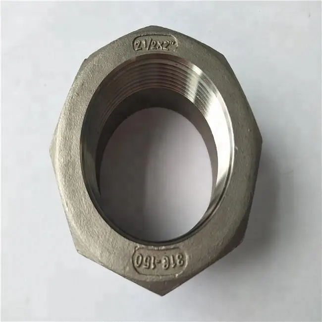 Stainless Steel 150lb Casting Metric Thread Hexagon Bush Reducer