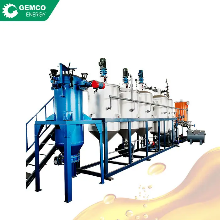 Edible oil processing uses small scale peanut sunflower oil refining plant