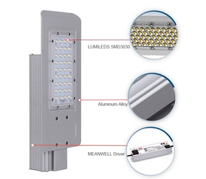 ไฟถนน LED กลางแจ้ง240วัตต์ Ali07ชิป SMD สำหรับสวนเสาถนน IP67/65 rh/saa ได้รับการรับรองจากตัวเครื่องอลูมิเนียม - Product Image 5