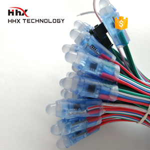 (50pcs/lot)DC5V 1903/WS2811/1914 IC Optionally <strong>Led</strong> String <strong>Led</strong> Pixel Module 12mm RGB Digital Full Color Waterproof - Product Image 1