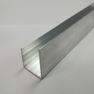 Ön yalıtımlı kanallar için alüminyum U bölüm Bar 4 metre bağlantı flanş ortak profil Panel aksesuarları okul HVAC sistemi - Product Image 5