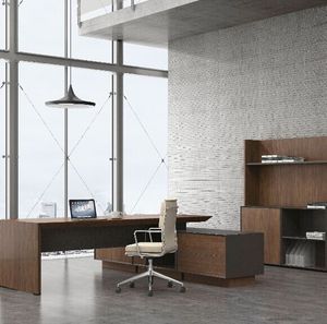 <strong>Simple</strong> Design Wooden <strong>Table</strong> and Chair High Quality Managers Ergonomic Office <strong>Computer</strong> Desk - Product Image 3