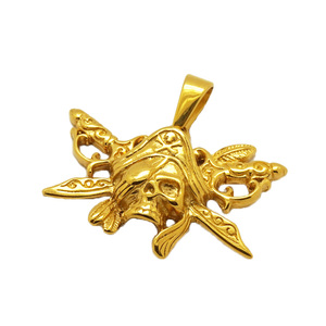 Bán Buôn 18K Vàng Vàng Mặt Thành Phẩm Của <span class=keywords><strong>Christ</strong></span> Thép Không Gỉ Người Đàn Ông Trang Sức Jesus Head Pendant - Product Image 6