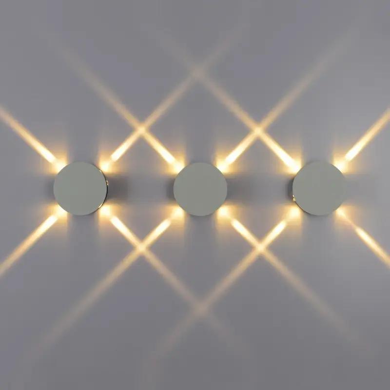 KTV Bar-Lámpara LED de pared con diseño moderno para decoración de Hotel, forma redonda, 4W