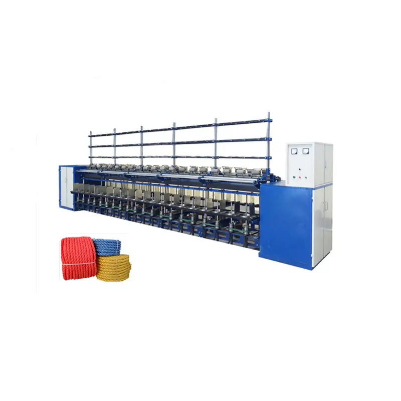 Máquina de torção industrial para torção de fios pp/poliéster/nylon/ twine