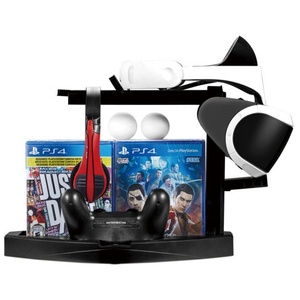 3 In 1 Power Supply Charging CD Games StandためPS4 PS VR PS Move - Product Image 2