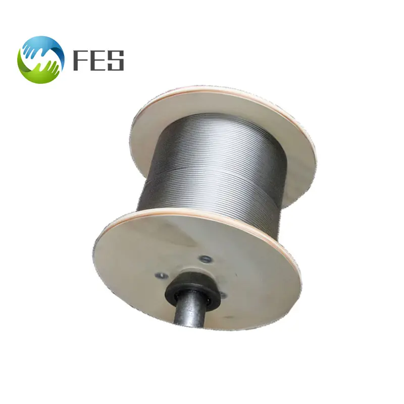 Cable de cuerda de alambre de acero inoxidable no magnético de alta tensión para materiales de construcción cuerdas de alambre de acero de elevador