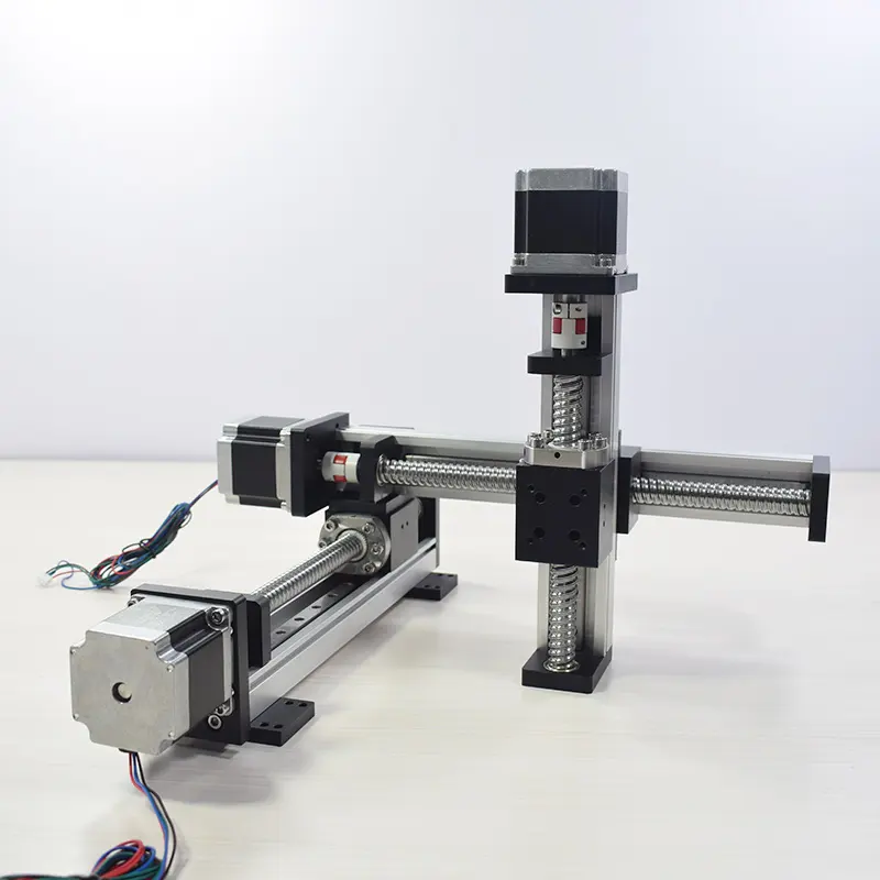 XYZ Axis Gantry Robot CNC Llinear Module Actuator Motorized Linear Stage Table Slide Motion System For Laser Cut