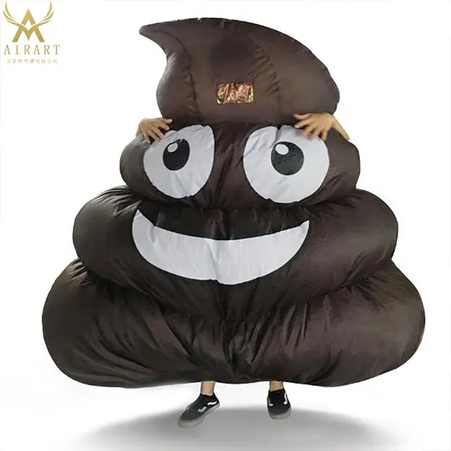 walkable inflatable poop costume for adults Carnival party