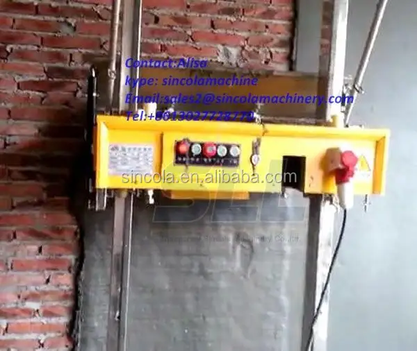 Máquina de gesso externa automática da parede da marca sincola 220v fornecedor