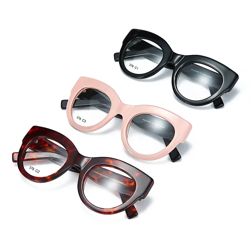 2023 Mais Recente Moda Design Full Rim Round Glasses Frame para Meninas