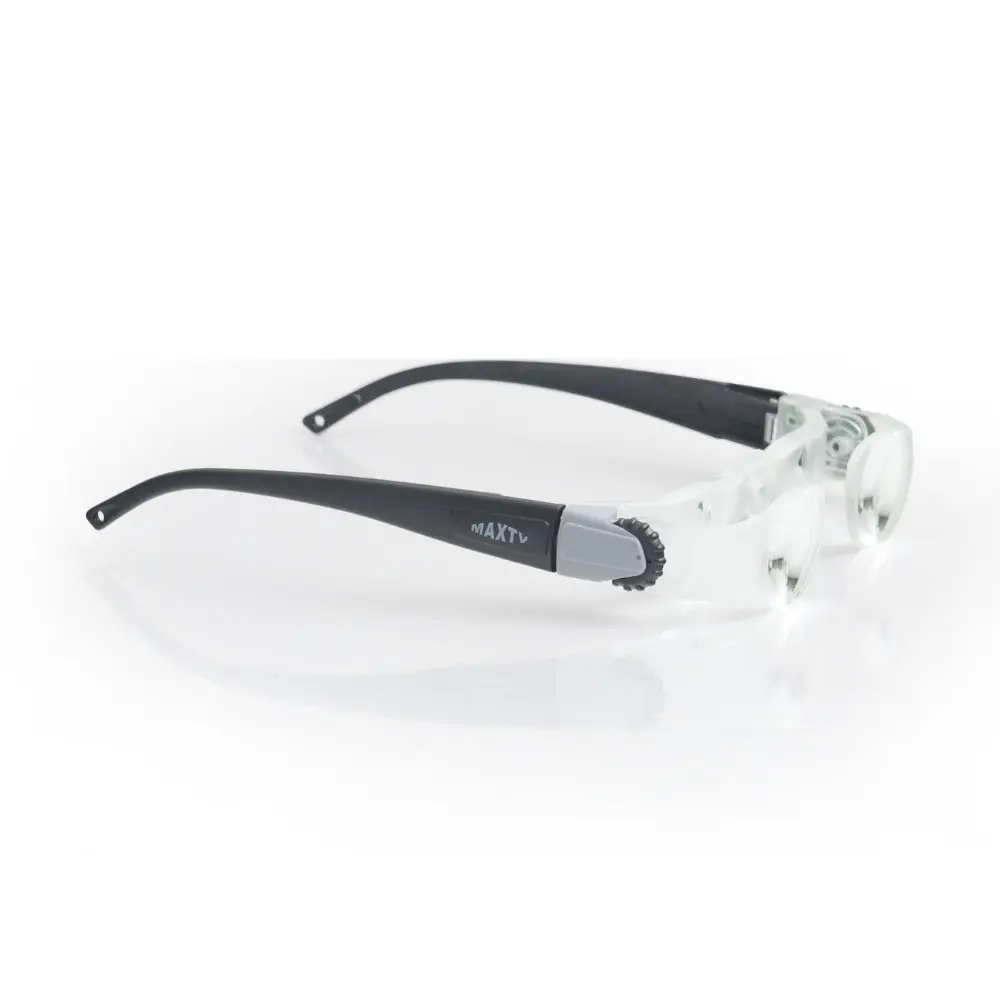 Lente d'ingrandimento a doppia testa focale regolabile tipo occhiali BIJIA per persone a bassa visione