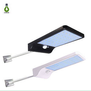 הנמכר ביותר 450LM 36 LED Solar Power תאורת רחוב מנורות חיישן תנועת PIR חיצוני