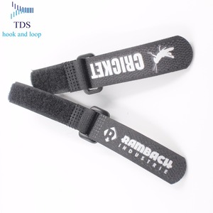 Correa de gancho y lazo de sujeción reutilizable impresa con logotipo personalizado ecológico con cintas de sujeción de diseño único - Product Image 3