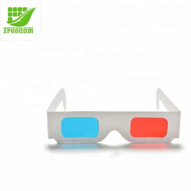 Printing Logo Hot Sale Disposable Paper 3D Glasses