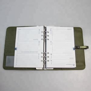 יוקרה מתנת תנין תבואה מותאם אישית A5 B5 A6 עור מפוצל מגנטי refillable עלה רופף קלסר משרד קובץ מארגן שולחן - Product Image 2