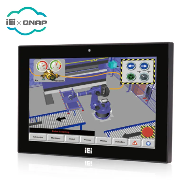 IEI AFL3-W10A-BT IP64 konform front panel fanless 10 zoll Industrial Panel PC mit Intel Celeron J1900