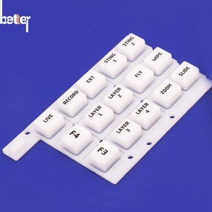 Botones de goma de silicona LED translúcidos personalizados para teclado de controlador MIDI - Product Image 6