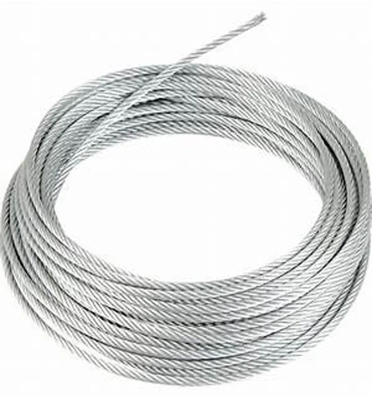 High tensile strength 7*7 1.5mm electric galvanized steel wire rope