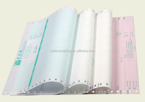 Papel continuo de ordenador para impresión de ordenador