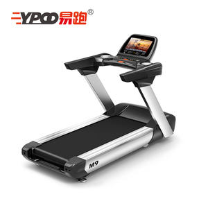 Ypoo最高のプロフェッショナル電気エクササイズジムランニングマシン用高速トレッドミルアプリ付き商用トレッドミルM9