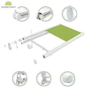 Mái Hiên Ngoài Trời Mái Hiên Nhôm Có Thể Thu Vào Awing - Product Image 5