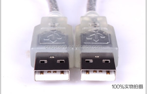 <strong>USB</strong> <strong>2.0</strong> a Male to a Male Cable AM to AM Beige Black or Red Jacket Gold Plate