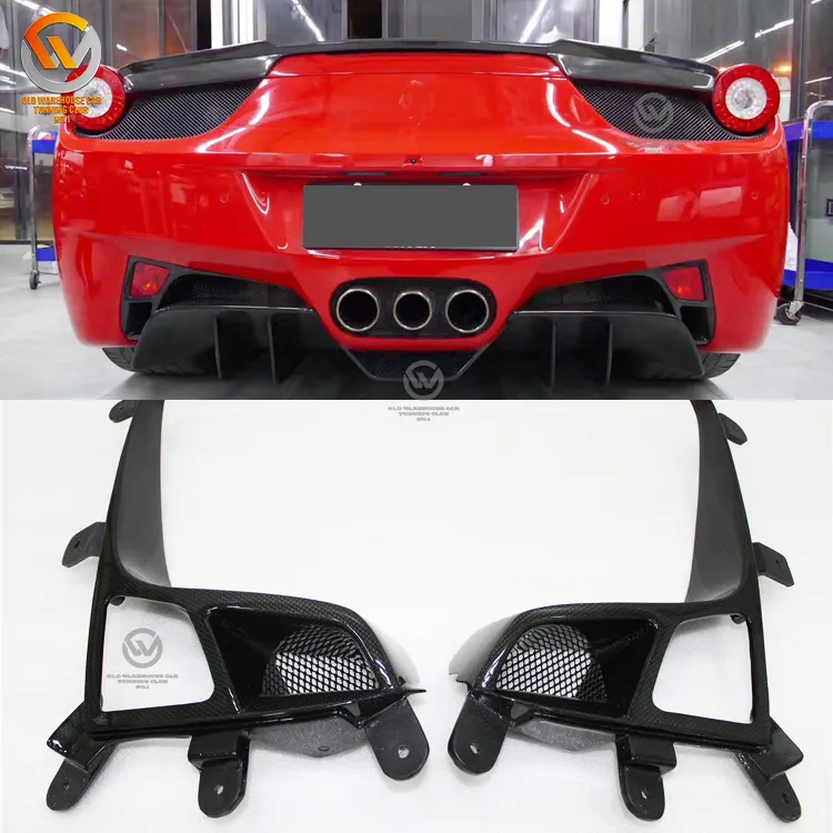 Kit corpo anteriore anteriore in fibra di carbonio Performance per Ferrari F458 VS Style Auto Parts 2010-2014