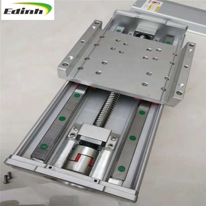 Tornillo de bola cnc, carril de guía lineal, módulo de actuador deslizante de etapa de movimiento, kit de brazo robótico paso a paso nema 24, varilla para movimiento de enrutador