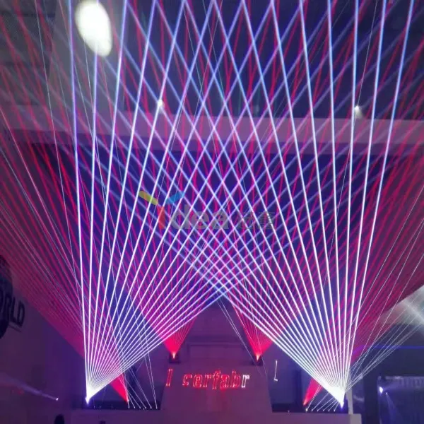 5W Rgb Laser Projector Stage Animatie Licht 40Kpps Ilda Kleine Beam Full Color