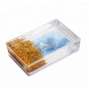 Khung Ảnh Family Block Khung Ảnh Lấp Lánh Chất Lỏng PS Trong Suốt Biểu Tượng Tùy Chỉnh Giá Đỡ Trong Suốt + Màu Xanh Neon Giá Đỡ Ảnh Trưng Bày - Product Image 6