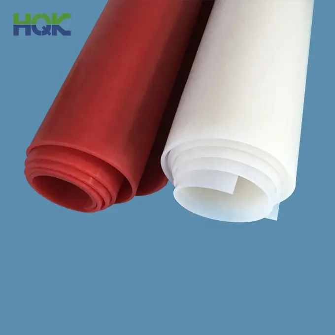 Foglio di gomma siliconica trasparente resistente al calore ad alta elasticità