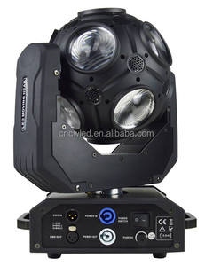 Pro Stage Light Moving 12pcs 12w 4in1 <strong>Led</strong> Football Beam <strong>360</strong> Rotation